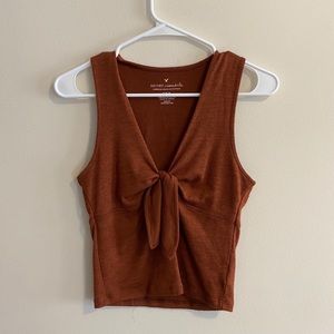 american eagle orange shirt